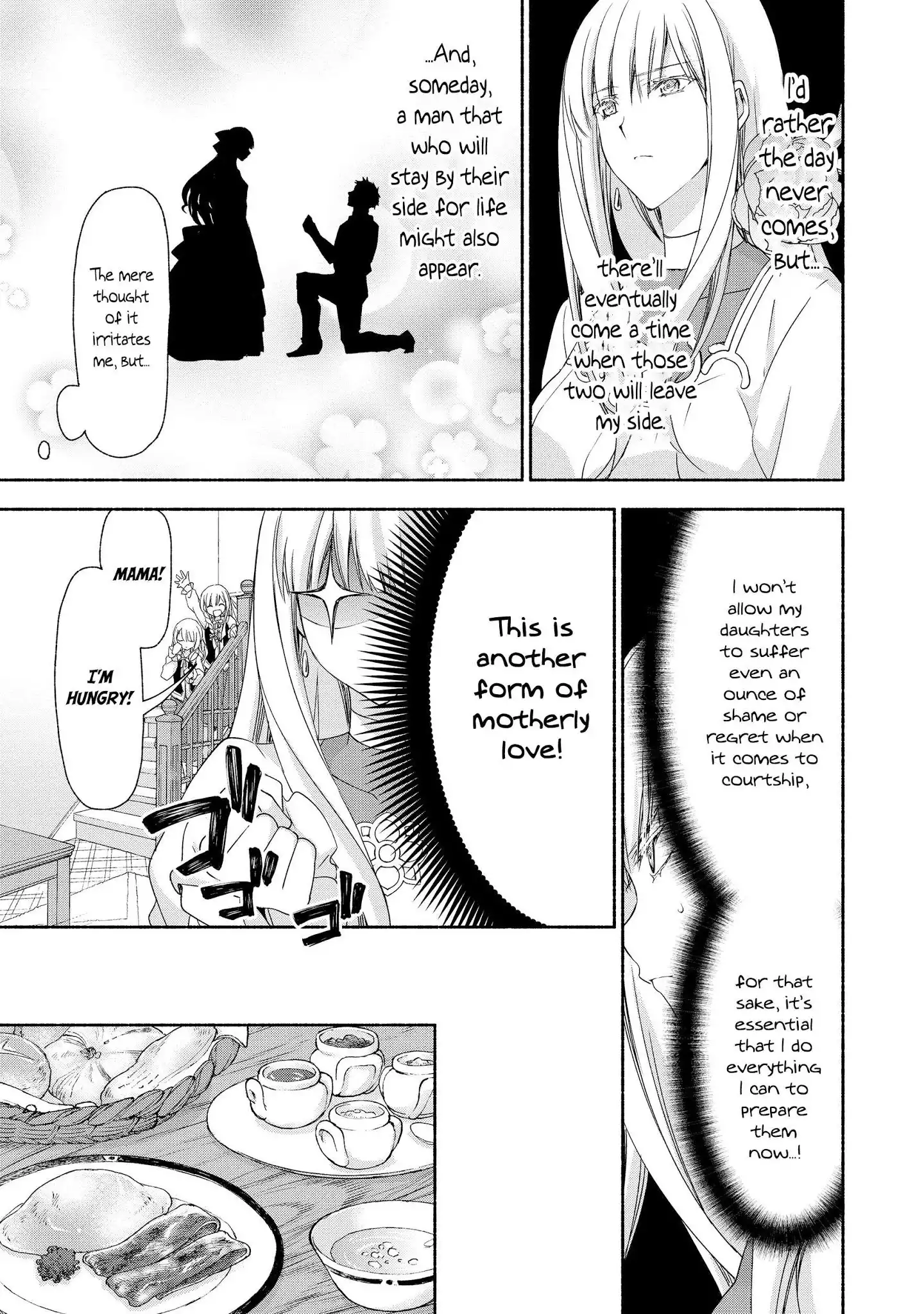 Moto Kizoku Reijou de Mikon no Haha Desuga, Musumetachi ga Kawaii Sugite Boukenshagyo mo Ku ni Narimasen Chapter 5 5